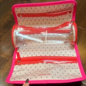 Stella & Dot Large Pink Travel Jewelry Organizer